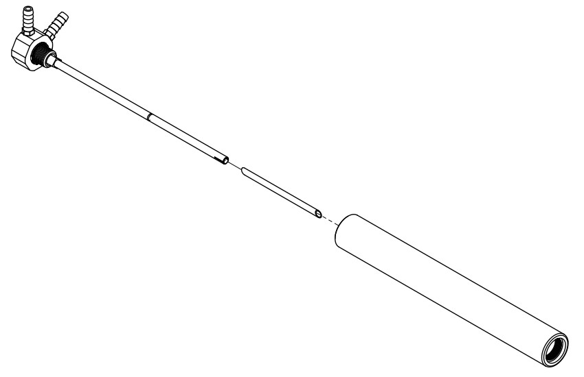 CMW 100 Series Straight Holder Exploded View