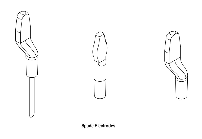 CMW Spade Electrodes